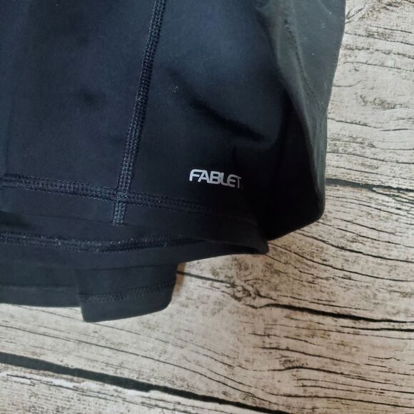 Fabletic Black Cloud Jersey Flounce Skort Size XL - Picture 6 of 9